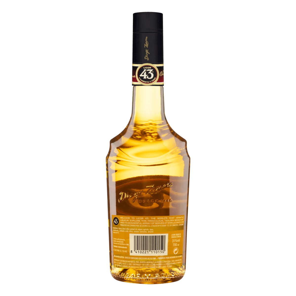 Licor 43 Diego Zamora 700ml + Copo Balon