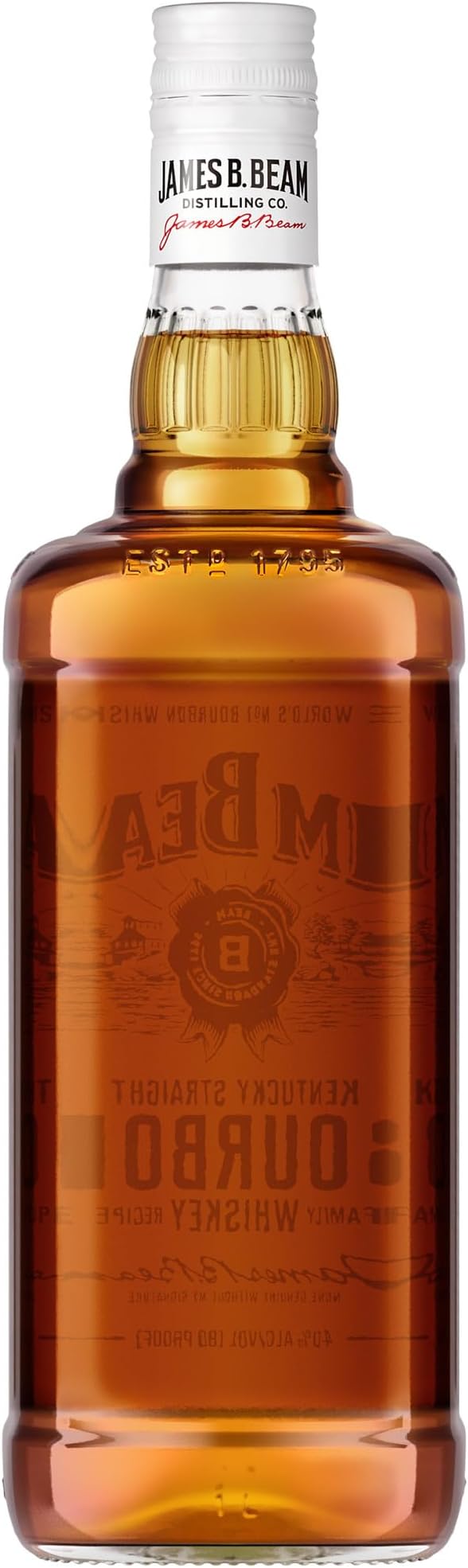 Whisky Jim Beam White, Bourbon, 1L