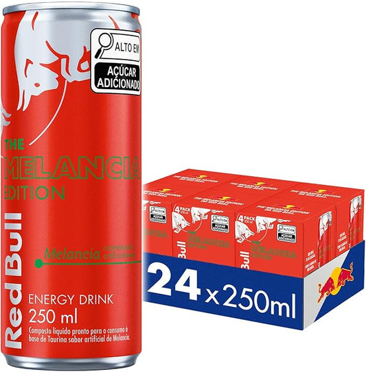 Pack de 24 Latas Red Bull Energético Energy Drink Melancia 250 Ml