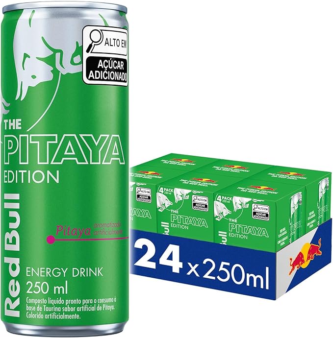 Pack de 24 Latas Red Bull Energético, Pitaya, 250ml