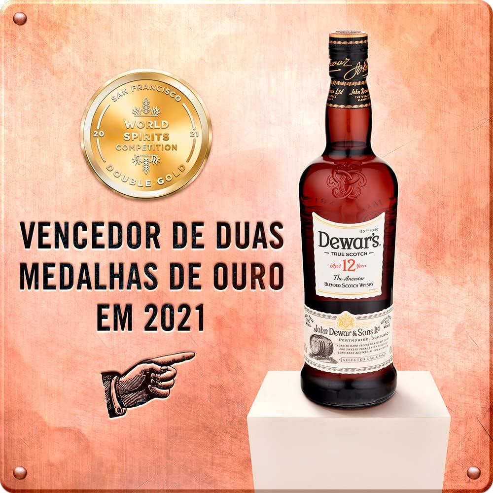 Dewar's, Whisky 12 anos, 750ml