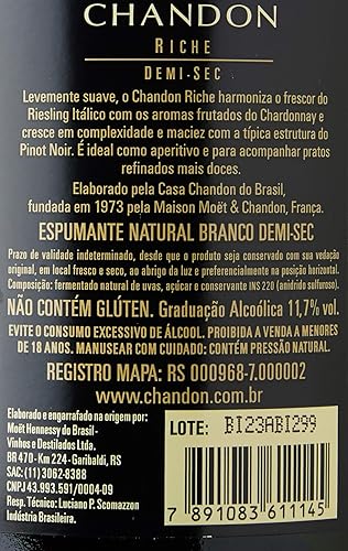 Chandon Espumante Riche Demi-Sec 750Ml