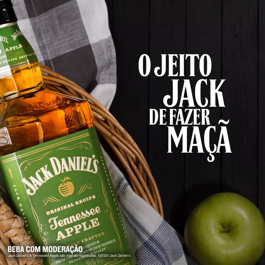 Whisky Jack Daniels Apple Maça Verde 1L